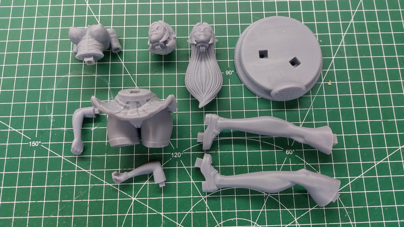 Student Elf - Sexy Pin-Up Fan Art - 3D Printed Miniature Figure - 32mm / 75mm / 170mm Scale - Garage Kit
