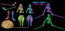Galactic Warrior Girl - Sexy Pin-Up Fan Art - 3D Printed Miniature Figure - 32mm / 75mm / 170mm Scale - Garage Kit