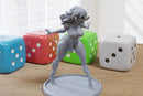 Charmelle - Sexy Pin-Up Fan Art - 3D Printed Miniature Figure - 32mm / 75mm / 170mm Scale - Garage Kit
