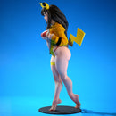 Pikamour - Sexy Pin-Up Fan Art - 3D Printed Miniature Figure - 32mm / 75mm / 170mm Scale - Garage Kit