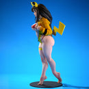 Pikamour - Sexy Pin-Up Fan Art - 3D Printed Miniature Figure - 32mm / 75mm / 170mm Scale - Garage Kit