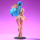 Squirtaline - Sexy Pin-Up Fan Art - 3D Printed Miniature Figure - 32mm / 75mm / 170mm Scale - Garage Kit
