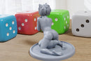 Jiglia - Sexy Pin-Up Fan Art - 3D Printed Miniature Figure - 32mm / 75mm / 170mm Scale - Garage Kit