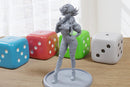 Flarya - Sexy Pin-Up Fan Art - 3D Printed Miniature Figure - 32mm / 75mm / 170mm Scale - Garage Kit
