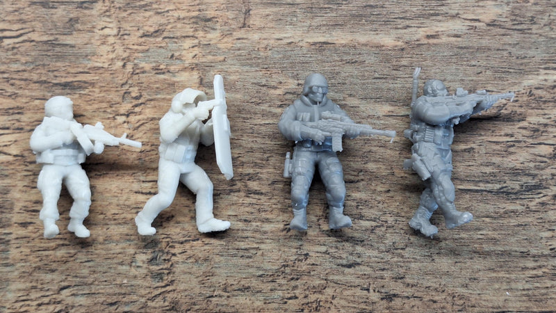 Heretic Rifle Squad - 28mm/32mm Scale 3D Printed Miniatures for Trench Warfare Darkgrim Miniature Tabletop Wargames