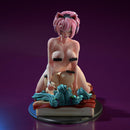 Laxie and Jiglia - Sexy Pin-Up Fan Art - 3D Printed Miniature Figure - 32mm / 75mm / 170mm Scale - Garage Kit