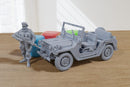 M151 Mutt - US Army Light Utility Vehicle - 3D Printed Miniature Tabletop Wargaming Combat Vehicle 28mm / 15mm Scale