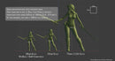 Student Elf - Sexy Pin-Up Fan Art - 3D Printed Miniature Figure - 32mm / 75mm / 170mm Scale - Garage Kit