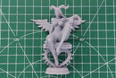 Succubus - Sexy Pin-Up Fan Art - 3D Printed Miniature Figure - 32mm / 75mm / 170mm Scale - Garage Kit
