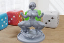 Toph - Sexy Pin-Up Fan Art - 3D Printed Miniature Figure - 32mm / 75mm / 170mm Scale - Garage Kit