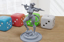Karlach - Sexy Pin-Up Fan Art - 3D Printed Miniature Figure - 32mm / 75mm / 170mm Scale - Garage Kit
