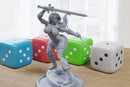 Valdra the Blade Mistress - Sexy Pin-Up Fan Art - 3D Printed Miniature Figure - 32mm / 75mm / 170mm Scale - Garage Kit