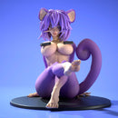 Rattalie - Sexy Pin-Up Fan Art - 3D Printed Miniature Figure - 32mm / 75mm / 170mm Scale - Garage Kit