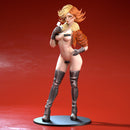 Flarya - Sexy Pin-Up Fan Art - 3D Printed Miniature Figure - 32mm / 75mm / 170mm Scale - Garage Kit