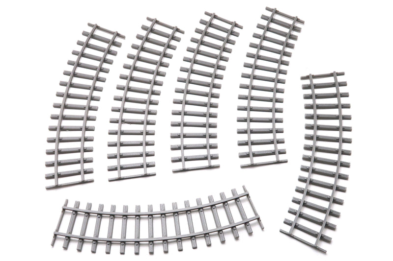 Tabletop Wargaming Terrain | Train Tracks | 28mm 3D Printed Miniature | Set of 6pcs