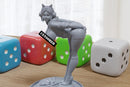 Neko DJ Girl - Sexy Pin-Up Fan Art - 3D Printed Miniature Figure - 32mm / 75mm / 170mm Scale - Garage Kit