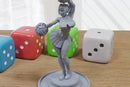 Bay the Battle Cheerleader - Sexy Pin-Up Fan Art - 3D Printed Miniature Figure - 32mm / 75mm / 170mm Scale - Garage Kit