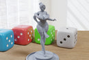 Lulu the Velvet Duchess - Sexy Pin-Up Fan Art - 3D Printed Miniature Figure - 32mm / 75mm / 170mm Scale - Garage Kit
