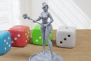 Thalara the Dark Enforcer - Sexy Pin-Up Fan Art - 3D Printed Miniature Figure - 32mm / 75mm / 170mm Scale - Garage Kit