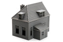 Oosterbeek WWII Single Storey House - 3D Printed Miniature Wargaming Terrain 28mm / 20mm / 15mm Scale
