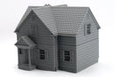 American Suburban House DS-01 - 3D Printed Miniature Wargaming Terrain
