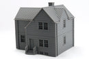 American Suburban House DS-03 - 3D Printed Miniature Wargaming Terrain