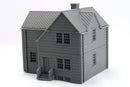 American Suburban House DS-03 - 3D Printed Miniature Wargaming Terrain
