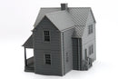 American Suburban House DS-03 - 3D Printed Miniature Wargaming Terrain