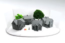 American Suburban House Set Volume 1 – Four Building Bundle - Miniature Wargaming Terrain
