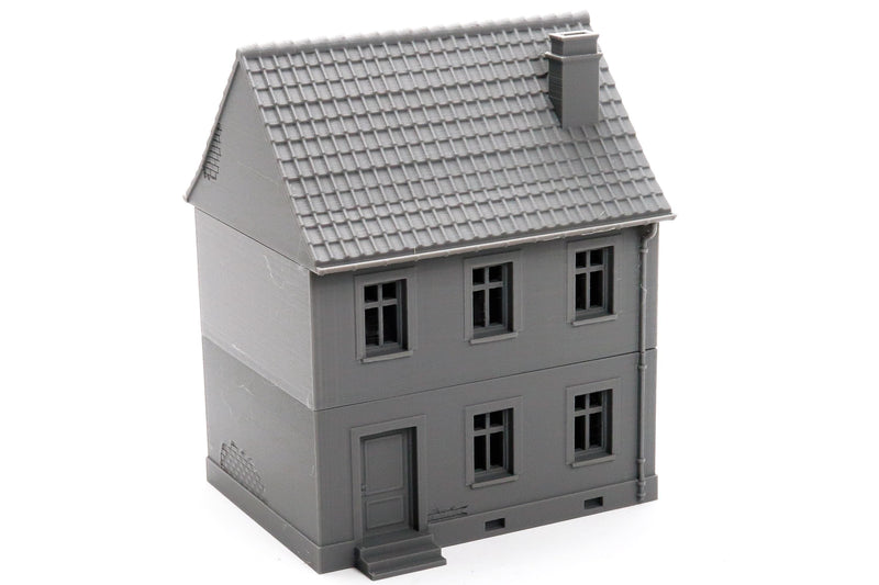 Fulda Cap West German Village House DS T2 - 3D Printed Miniature Cold War Era Wargaming Terrain 28mm / 20mm / 15mm Scale