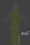 Concrete Megastructure Cross – Brutalist 3D Printed Wargaming Terrain 32mm / 28mm
