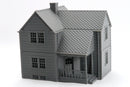 American Suburban House Set Volume 1 – Four Building Bundle - Miniature Wargaming Terrain