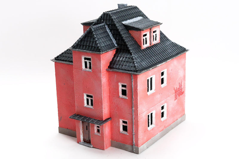 Fulda Cap West German Village House DS T3 - 3D Printed Miniature Cold War Era Wargaming Terrain 28mm / 20mm / 15mm Scale