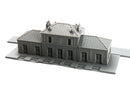 Carentan Train Station with Platform - 3D Printed Miniature WW2 Wargaming Terrain 28mm / 20mm / 15mm Scale