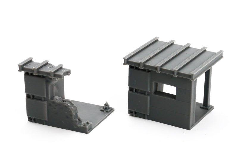 Soviet Concrete Block Guard Post – 3D Printed Miniature Wargaming Terrain