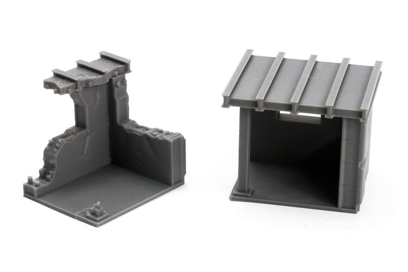Soviet Concrete Block Guard Post – 3D Printed Miniature Wargaming Terrain