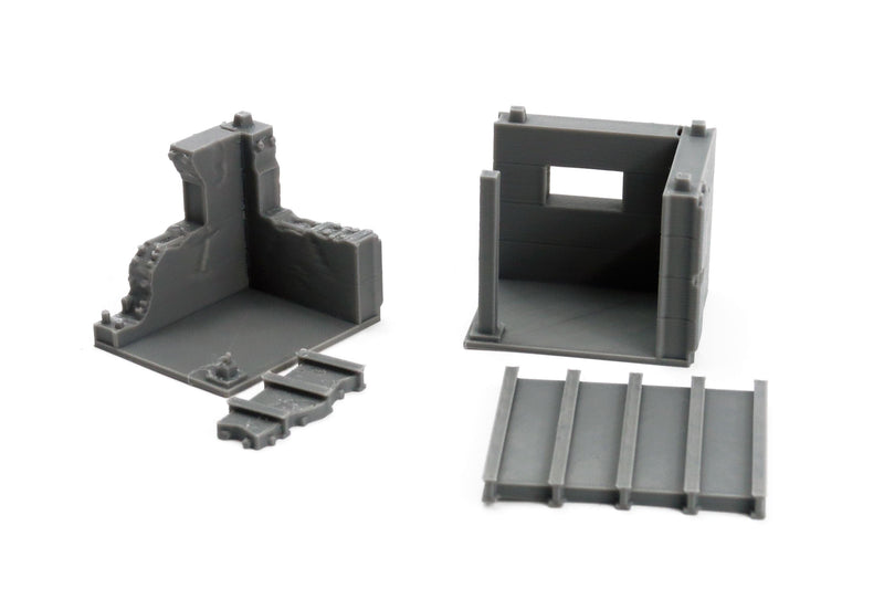 Soviet Concrete Block Guard Post – 3D Printed Miniature Wargaming Terrain