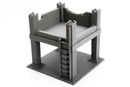 Soviet Abandoned Concrete Frame – 3D Printed Miniature Wargaming Terrain