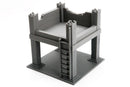 Soviet Abandoned Concrete Frame – 3D Printed Miniature Wargaming Terrain