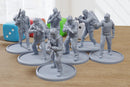 Heat-Inspired Robbers - 3D Printed Miniature Wargames Minifigures - Tabletop Modern Warfare - 28mm / 32mm Scale