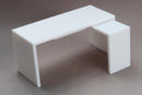 Modern Dollhouse Desk 1:12 Scale – 3D Printed Miniature Furniture, Reversible L-Shaped Design, Custom Colors Available