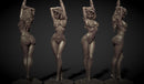 Slave Girl - Sexy Pinup - 3D Printed Minifigures for Fantasy Miniature Tabletop Games DND, Frostgrave 28mm / 32mm / 75mm