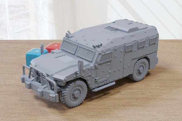 Sherpa APC - Modern Tabletop Wargaming Transport Vehicle Miniature | 3D Printed 28mm - 32mm