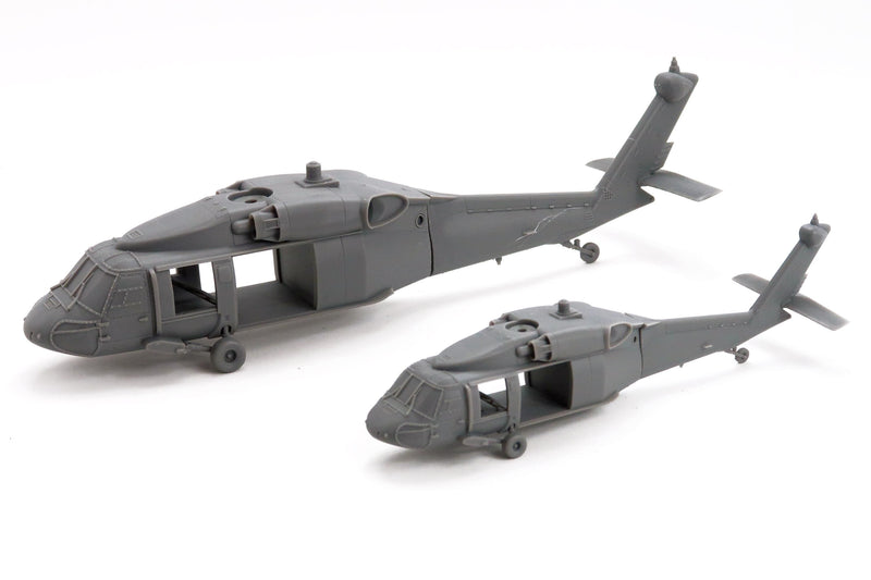 UH-60A Black Hawk Helicopter - 3D Printed Miniature for Tabletop Wargames - 28mm / 20mm / 15mm Scales