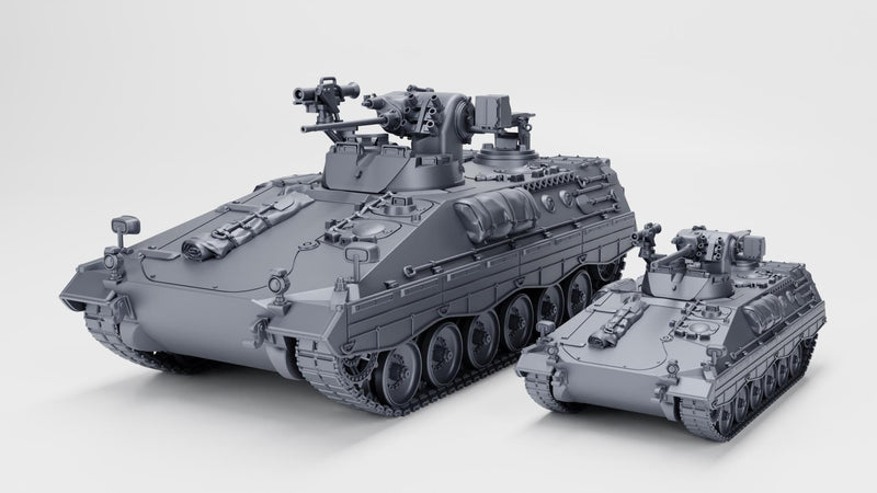 Marder 1A1 - Stowed - West German Cold War Era - 3D Printed Miniature Wargaming Combat Vehicle