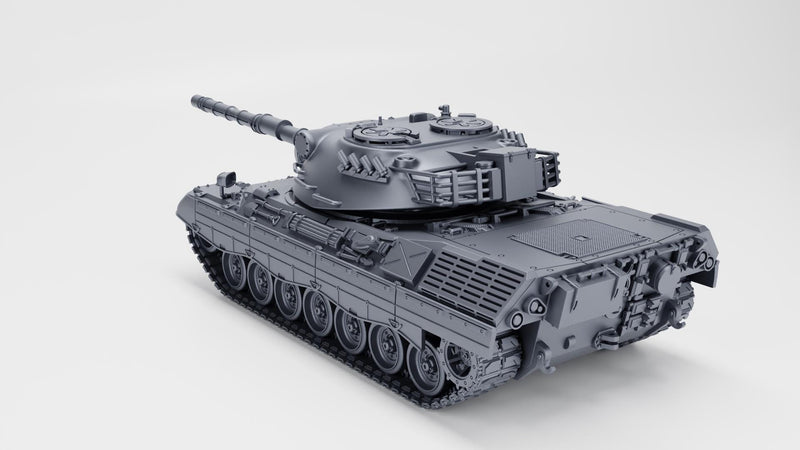 Leopard 1A2 - West German Cold War - 3D Printed Miniature Wargaming Combat Vehicle