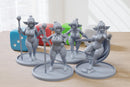 Goblin Adventurers Sexy Pinup 3D Printed Minifigures for Fantasy Miniature Tabletop Games DND, Frostgrave