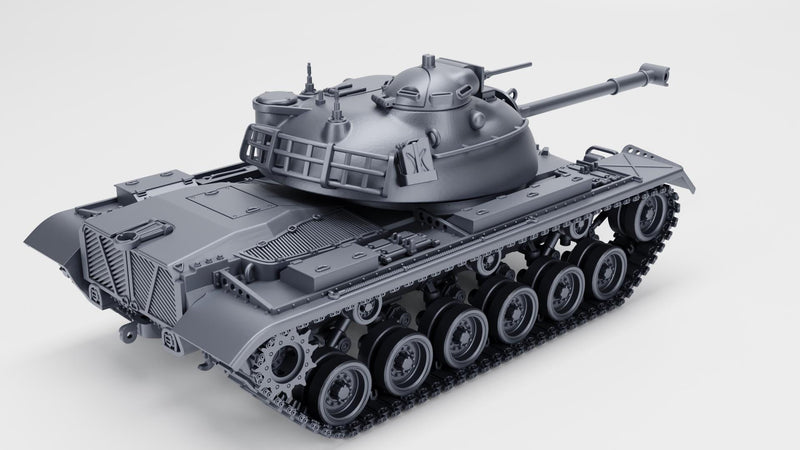 M48A2 Patton - West German Cold War Era - 3D Printed Miniature Wargaming Combat Vehicle