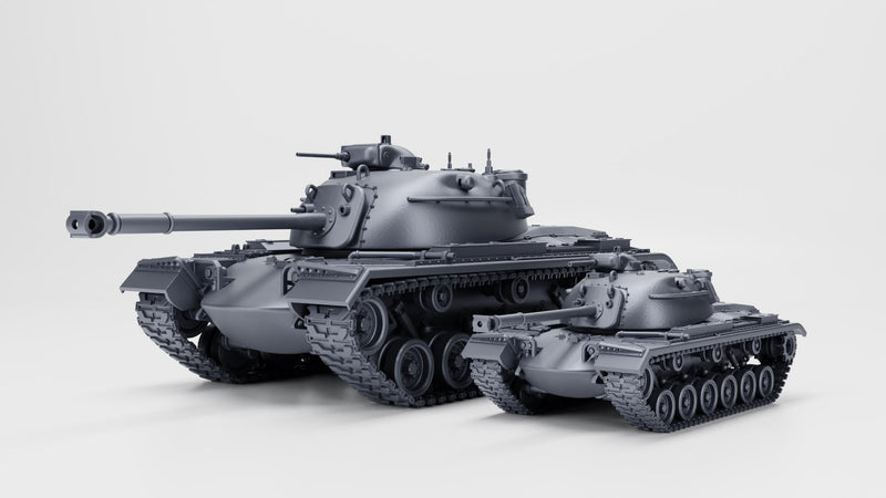 M48A2 Patton - West German Cold War Era - 3D Printed Miniature Wargaming Combat Vehicle