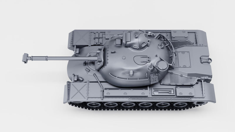 M48A2 Patton - West German Cold War Era - 3D Printed Miniature Wargaming Combat Vehicle